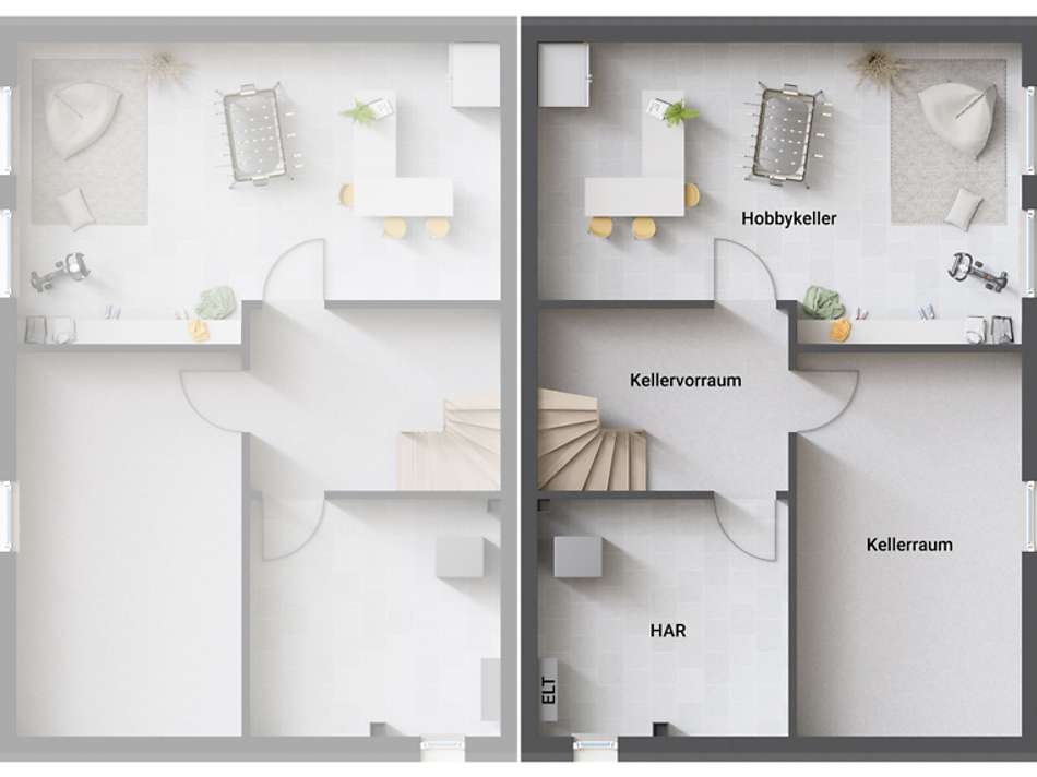 Beispiel SW Wohnkeller