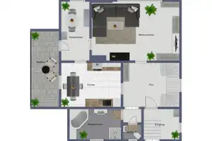 Idyllisches Wohnen: 
Einfamilienhaus mit weitläufigem Garten – Leipzig (Kreis) – Vorschaubild 26