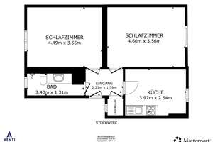 Möbliertes 2-Zimmer-Apartment in ruhiger Lage von Dresden-Mockritz – Münzmeisterstraße 35, 1217 Räcknitz/Zschertnitz, Dresden – Vorschaubild 13