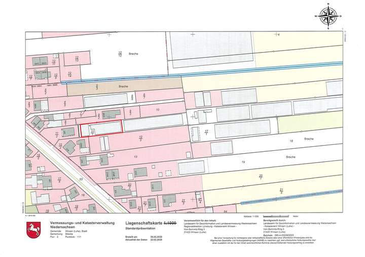 Flurkarte Grundstück