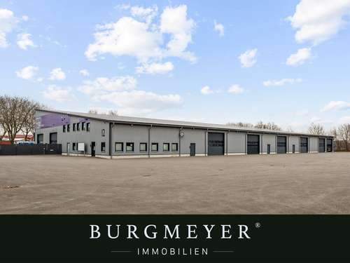 Abbildung zu LINGEN: Gewerbeimmobilie mit Bürogebäude, Industriehalle und Betriebsleiterwoh