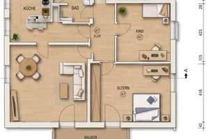 Einfach einziehen und wohlfühlen - hochwertig sanierte 3,5-Zimmer-Wohnung – Die vollständige Adresse der Immobilie erhältst du vom Anbieter., 74564 Crailsheim – Vorschaubild 8