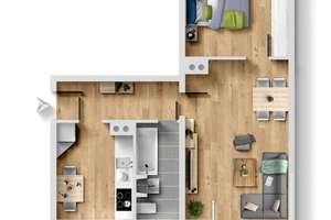 Vermietete 2-Zimmer-Wohnung mit Balkon – Kapitalanlage in Dresden – Die vollständige Adresse der Immobilie erhältst du vom Anbieter., 1237 Seidnitz/Dobritz, Dresden – Vorschaubild 14