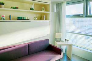 SAM Studio Apartments: Möbliertes 1  Zimmer Apartment in modernstem Zustand direkt an der Isar! – Schäftlarnstr. 135, 81371 Thalkirchen, München – Vorschaubild 3