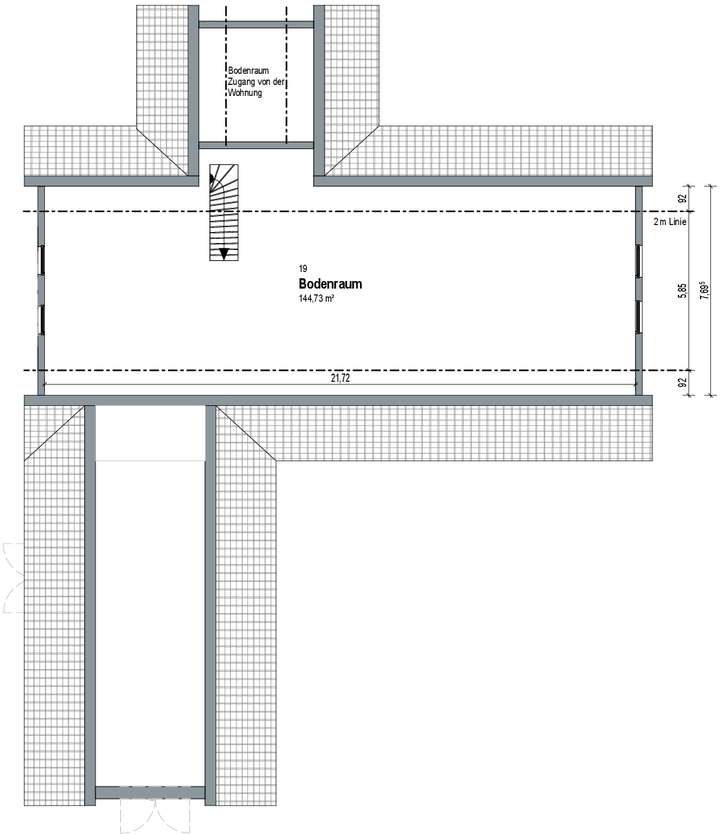 Grundiss Dachgeschoss