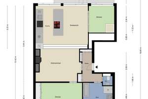 Hochwertig sanierte 3-Zimmer-Designwohnung mit Kamin und Süd-Ost-Balkon in Düsseldorf-Düsseltal – Die vollständige Adresse der Immobilie erhältst du vom Anbieter., 40239 Düsseltal, Düsseldorf – Vorschaubild 13