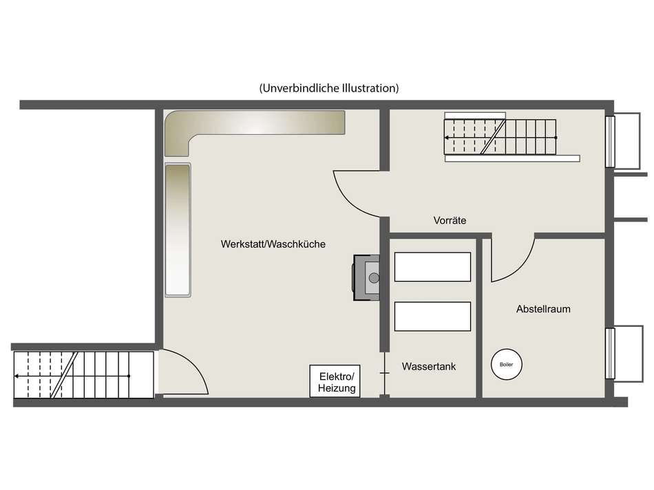 Grundriss Untergeschoss