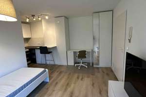 Business-Studio (1-Zimmer Appartment) mit kleiner Terasse, kernsaniert und vollmöbliert – SPANDAUER STR 22, 40599 Hassels, Düsseldorf – Vorschaubild 4