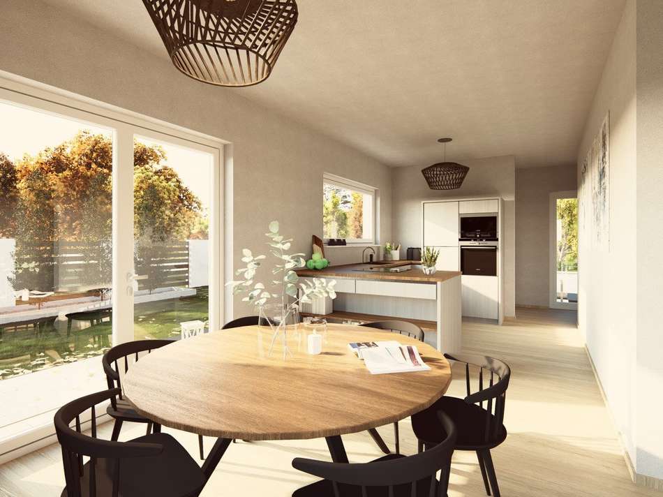 Ansicht Esszimmer/Küche