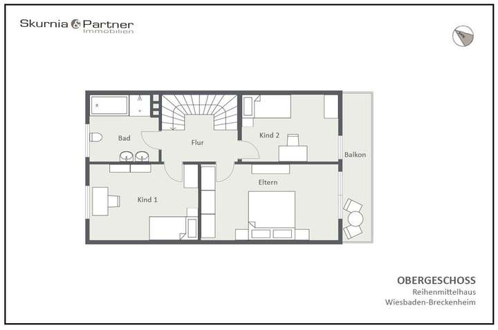 Grundriss Obergeschoß