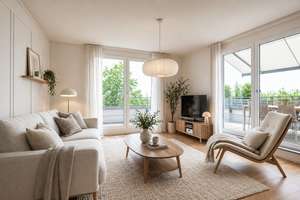 Weitblick trifft Wohnqualität – stilvolles Leben über der Stadt – Die vollständige Adresse der Immobilie erhältst du vom Anbieter., 81735 Ramersdorf, München – Vorschaubild 3
