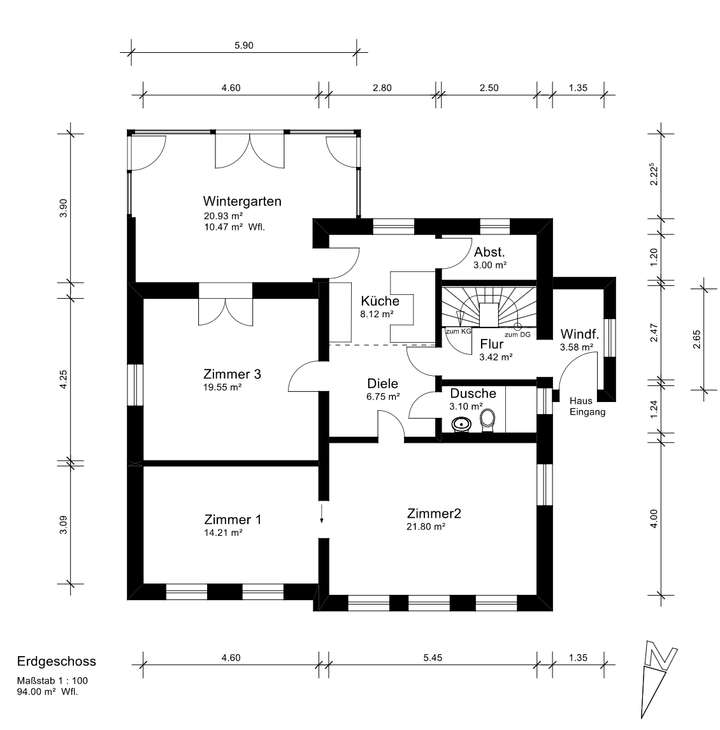 Grundriss Erdgeschoss