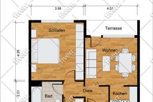 Charmante und energieeffiziente 2-Zimmer-Eigentumswohnung mit Balkon und Stellplatz in Siegen – Wittgensteiner Str. 80, 57074 Siegen, Siegen – Vorschaubild 2