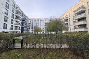 Willkommen in der Europa City! 2- Zimmer-Erdgeschosswohnung mit Terrasse und Garten