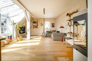 Charakterstark, lichtdurchflutet und außergewöhnlich:
DG-Wohnung mit  Dachterrasse am Isemarkt – Die vollständige Adresse der Immobilie erhältst du vom Anbieter., 20144 Harvestehude, Hamburg – Vorschaubild 8