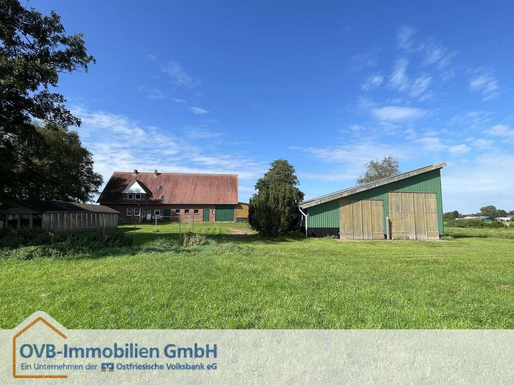 Immobilie in Wischhafen - Anwesen mit anliegender Grünfläche und zeitgemäßer Halle - Bild 0