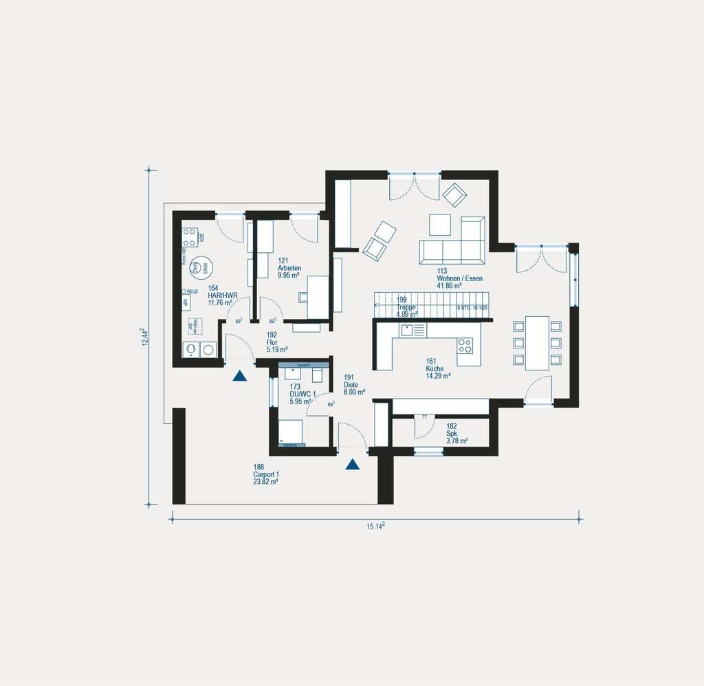 Immobilie in Wachau - Highline 9 - Modernes Bauhaus trifft durchdachtes Wohnkonzept - Bild 2