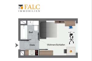 Einmaliges Apartment - einmalige Lage – Die vollständige Adresse der Immobilie erhältst du vom Anbieter., 50823 Neuehrenfeld, Köln – Vorschaubild 5
