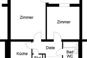 Wohnen ab 60 J. mit Wohnberechtigungsschein – Weserstr. 19, 38120 Weststadt, Braunschweig – Vorschaubild 2