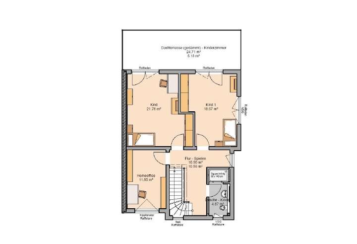 Grundriss Obergeschoss