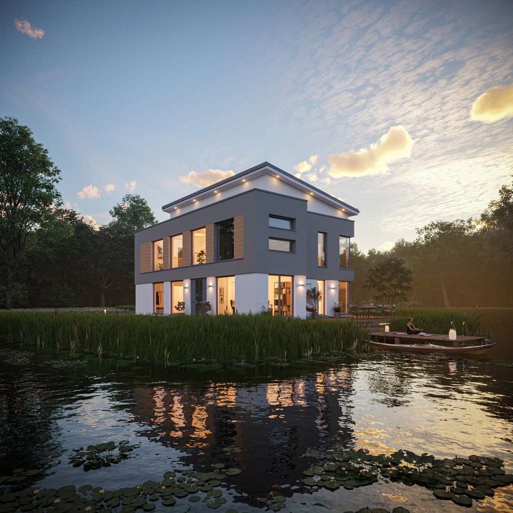 Immobilie in Borstel-Hohenraden - Architektur auf dem nächsten Level: Individueller Pultdach-Neubau. - Bild 2