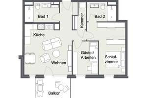 Traumhaft wohnen: Hochwertige 3-Zimmer-Wohnung in Top-Quartier – Die vollständige Adresse der Immobilie erhältst du vom Anbieter., 53123 Duisdorf, Bonn – Vorschaubild 19