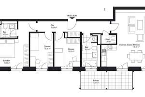 Großzügige 4 Zimmer mit EBK, 2 Bädern und großem Westbalkon! – 4179 Neulindenau, Leipzig – Vorschaubild 15