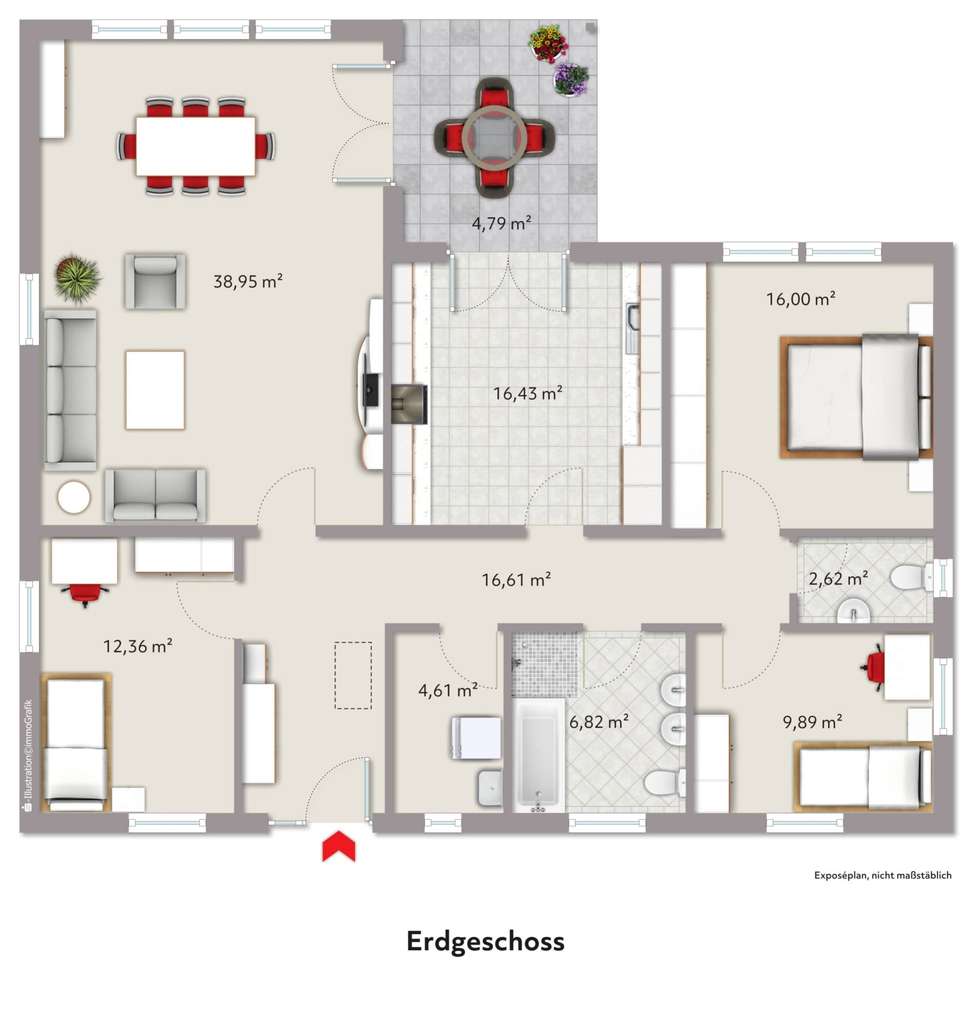 Immobilie in Torgelow - Genießen Sie den Frühling im eigenen Haus. - Bild 3