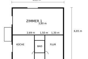 Schöne Einzimmerwohnung mit Balkon nahe Kurt-Schumacher Platz – Die vollständige Adresse der Immobilie erhältst du vom Anbieter., 13403 Reinickendorf (Ortsteil), Berlin – Vorschaubild 8