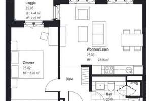 Alltagstaugliche 2-Zimmer-Wohnung in Leipzig – Die vollständige Adresse der Immobilie erhältst du vom Anbieter., 4347 Schönefeld-Abtnaundorf, Leipzig – Vorschaubild 9