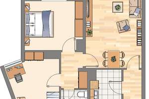 Tolle 3 Zimmer Wohnung mit Balkon für Familien – 44319 Wickede, Dortmund – Vorschaubild 3