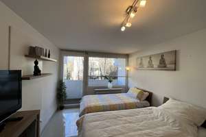 Moderne möblierte 1-Zimmer Wohnung mit Balkon in Milbertshofen – Schleißheimer Straße 257, 80809 Am Riesenfeld, München – Vorschaubild 20