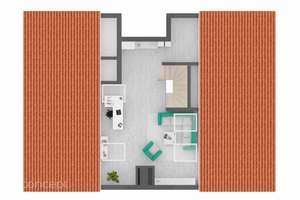 Urban Living in Pempelfort: 75 qm Wohnfläche + 30 qm Nutzfläche im Dach – Die vollständige Adresse der Immobilie erhältst du vom Anbieter., 40479 Pempelfort, Düsseldorf – Vorschaubild 8