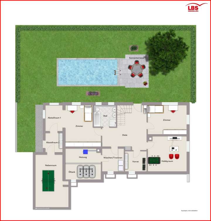 Grundriss Wohnkeller