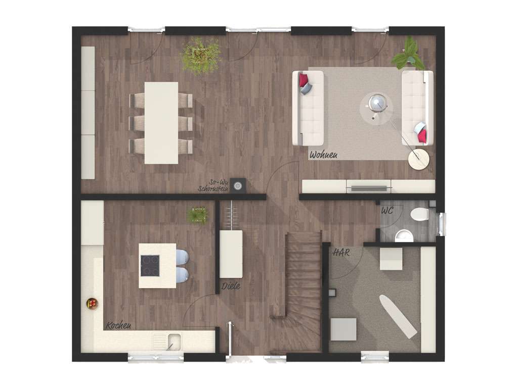 Immobilie in Hohenahr - Flair 134 - Für alle, die es großzügig lieben inkl. Grundstück - Bild 4