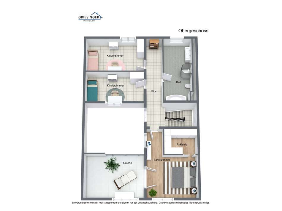 Grundriss OG 3D