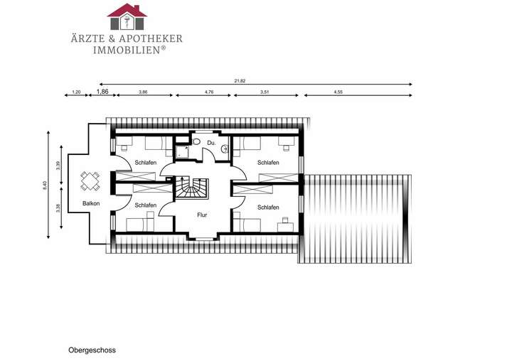 Grundriss Obergeschoss