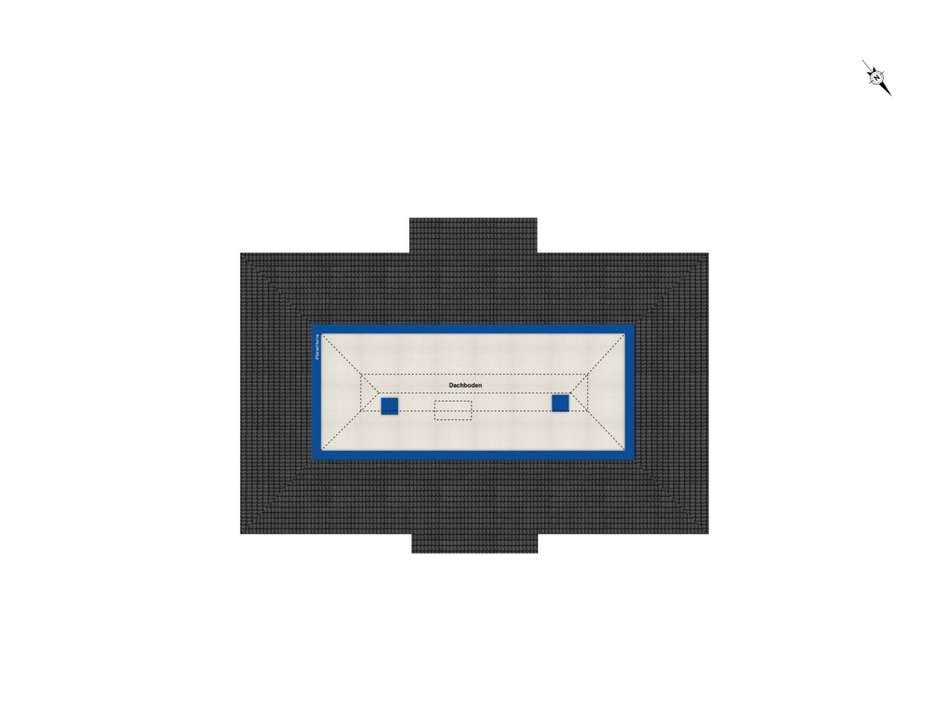Grundriss Spitzboden