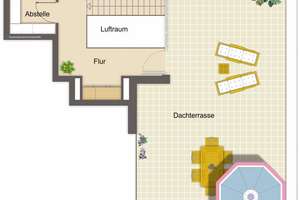Penthouse-Wohnung über 2 Etagen mit 50m² Dachterrasse! 2 Bäder! Top-EBK! S-Bahn! Wie neu! – Gret-Palucca-Weg 6, 81245 Altaubing, München – Vorschaubild 23