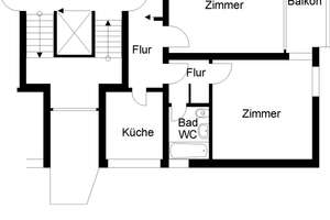 Schöne 2-ZKB mit Balkon und guter Anbindung in Stieghorst – Die vollständige Adresse der Immobilie erhältst du vom Anbieter., 33605 Stieghorst, Bielefeld – Vorschaubild 2