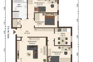 Attraktiv vermietete 4-Raum-Wohnung in denkmalgeschütztem Wohnensemble – Die vollständige Adresse der Immobilie erhältst du vom Anbieter., 39110 Stadtfeld West, Magdeburg – Vorschaubild 8