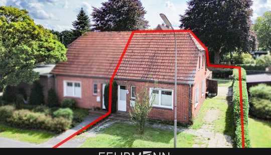 Bild von Handwerker aufgepasst - sanierungsbedürftige Doppelhaushälfte in Aschendorf zum Kauf