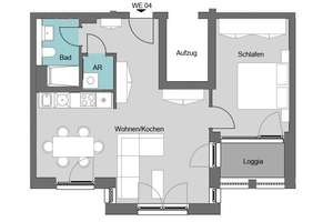 Neubauwohnung mit Balkon: Moderne 2-Zimmer im Zentrum-Ost – Kreuzstraße 25, 4103 Zentrum-Ost, Leipzig – Vorschaubild 9