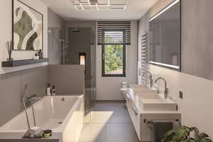 Erstbezug - Einladende, sonnige 2-Zimmer-Terrassenwohnung mit kleinem Garten. Beste Infrastruktur. – Die vollständige Adresse der Immobilie erhältst du vom Anbieter., 81375 Neuhadern, München – Vorschaubild 4