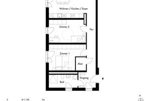 TRIO am Nordpark - Großzügige 3 Zimmer mit Balkon und viel Raum – 50733 Nippes (Ortsteil), Köln – Vorschaubild 13