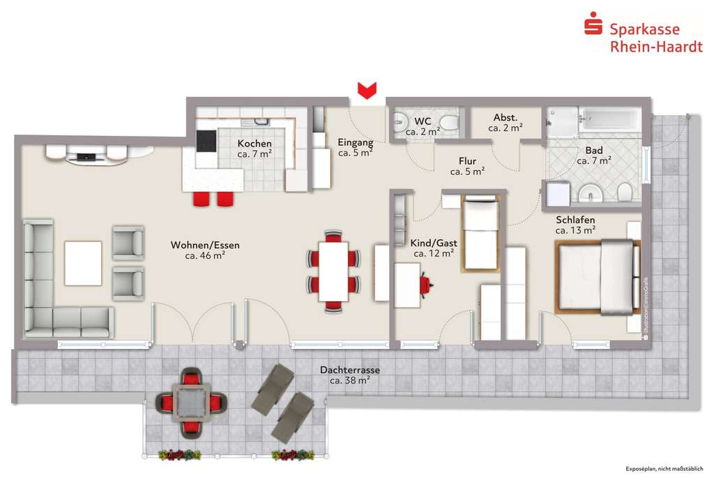 Exklusive Neubau-Penthousewohnung zum Erstbezug, mitten in den Weinbergen