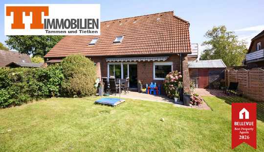 Bild von TT bietet an: Hübsche Doppelhaushälfte mit Gartenidylle  ruhig gelegen in Sande!