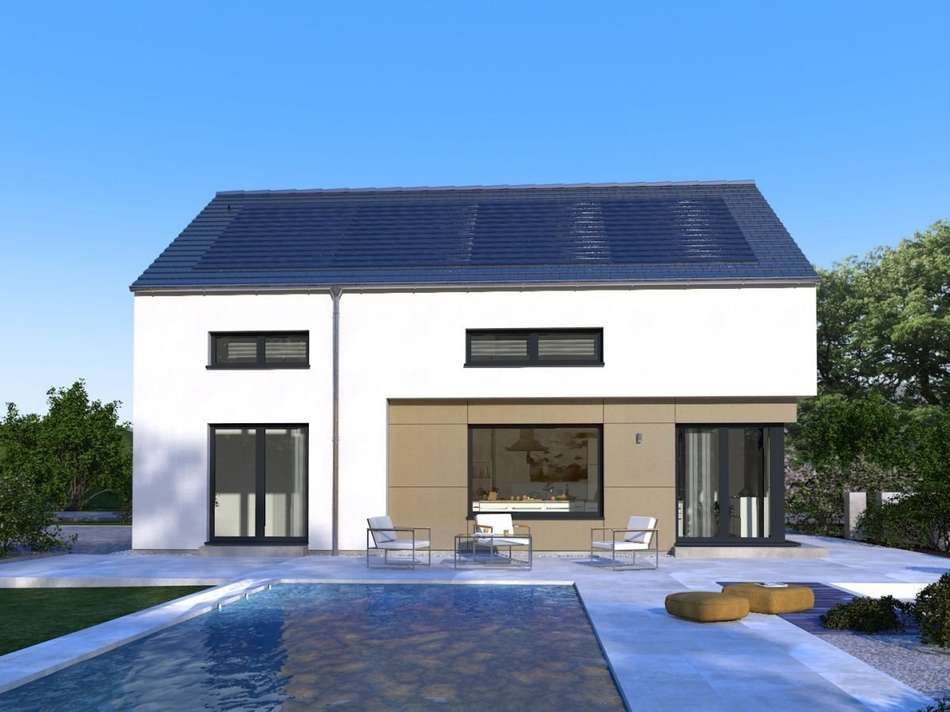 Ansicht Garten Trespa