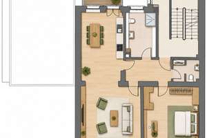 Die Zwei Kaiser am Arrenberg, stilvolle 3 Zimmer Wohnung mit zwei Balkonen – Simonsstraße 23, 42117 Elberfeld West, Wuppertal – Vorschaubild 11