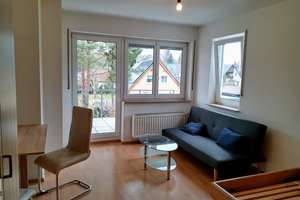 Nahe BER, Tesla, Rolls Royce! Ruhige 1-Zimmer-Wohnung mit Balkon, Stellplatz u. Einbauküche – Fritz-Reuter-Gasse 10, 15834 Rangsdorf – Vorschaubild 3